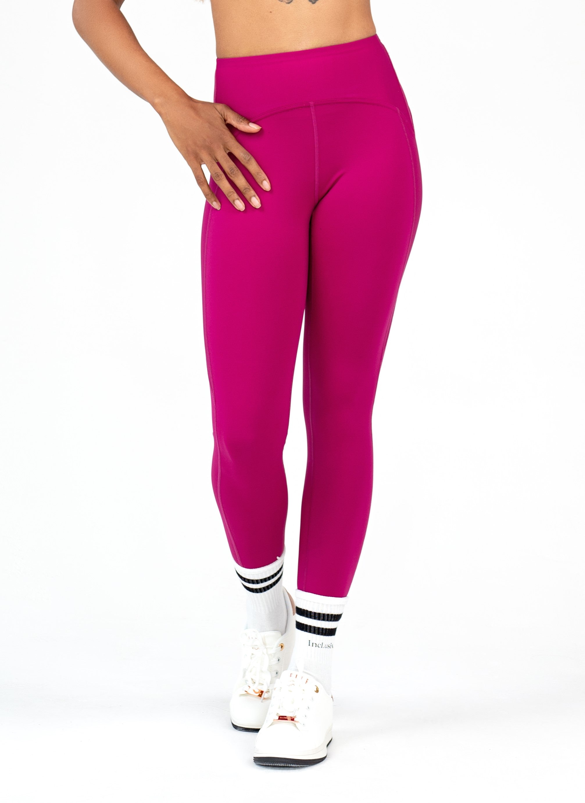 All-Lift Hot Pink Defined High Waist Leggings – Incl.usiveinc - Premium  Activewear