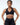 Black Halter Strap Sports Bra