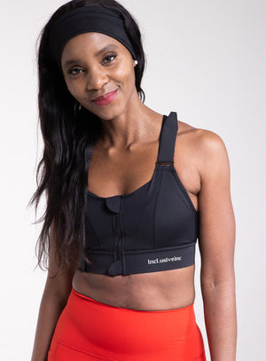 Super Strength Black Sports Bra