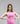 Active Peony Pink Sports Bra Incl.usiveinc - Premium Activewear